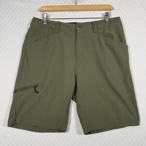 Patagonia Mens Quandary Shorts 34x10 Gorpcore Green Hiking Technical 57826
